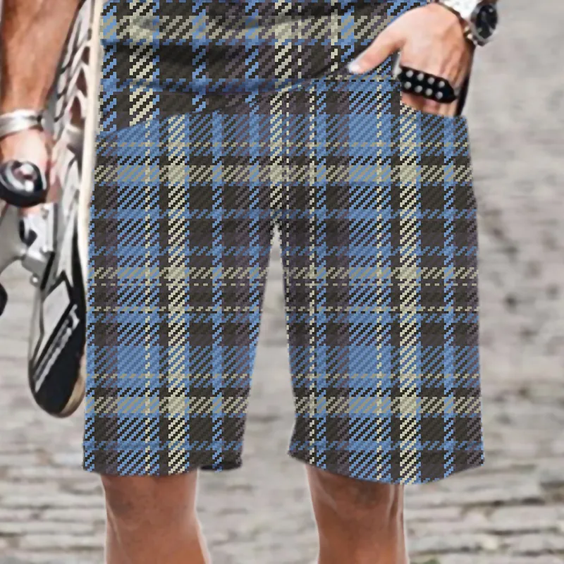 Mäns casual shorts snöflinga mönster män/kvinnor cool 3d tryckt strand streetwear elastisk midja snabb torr harajuku överdimensionerad 220624