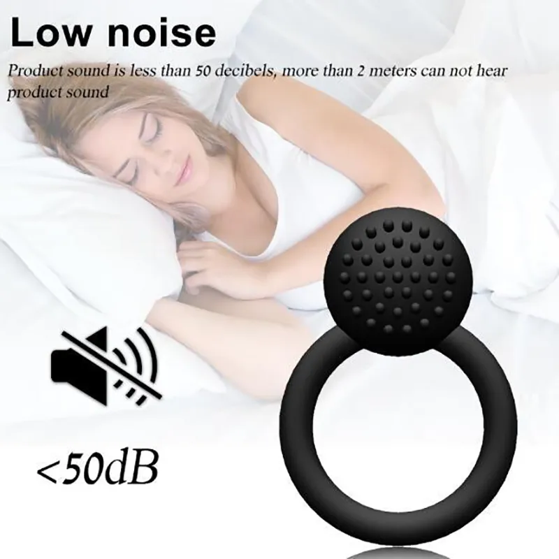 USB Charge anneau de coq vibrateur anneau de pénis masseur vibrant Stimulation clitoridienne jouets sexy pour homme retarder l'éjaculation érotique