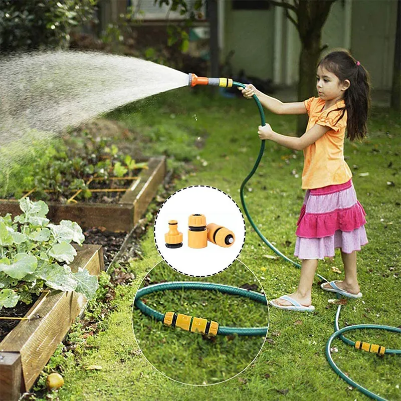 Set di connettori tubo da giardino Fine 3 Prolunga rubinetto Quick s Riparazione Accessori irrigazione tubi di giunzione 220813