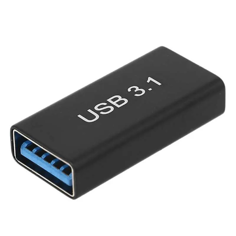 Typ C till USB 3.0 Adapter OTG USB C till manlig kvinnlig omvandlarkontakt 35ea