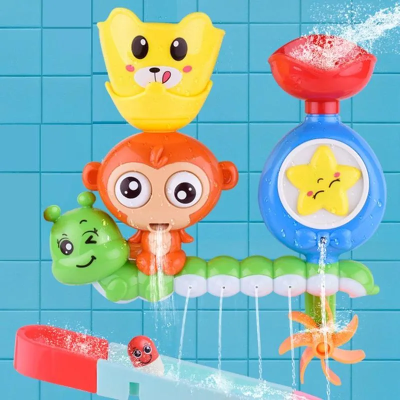 Baby Bath Sunction Cup Track Water Games Toys Toys Bund