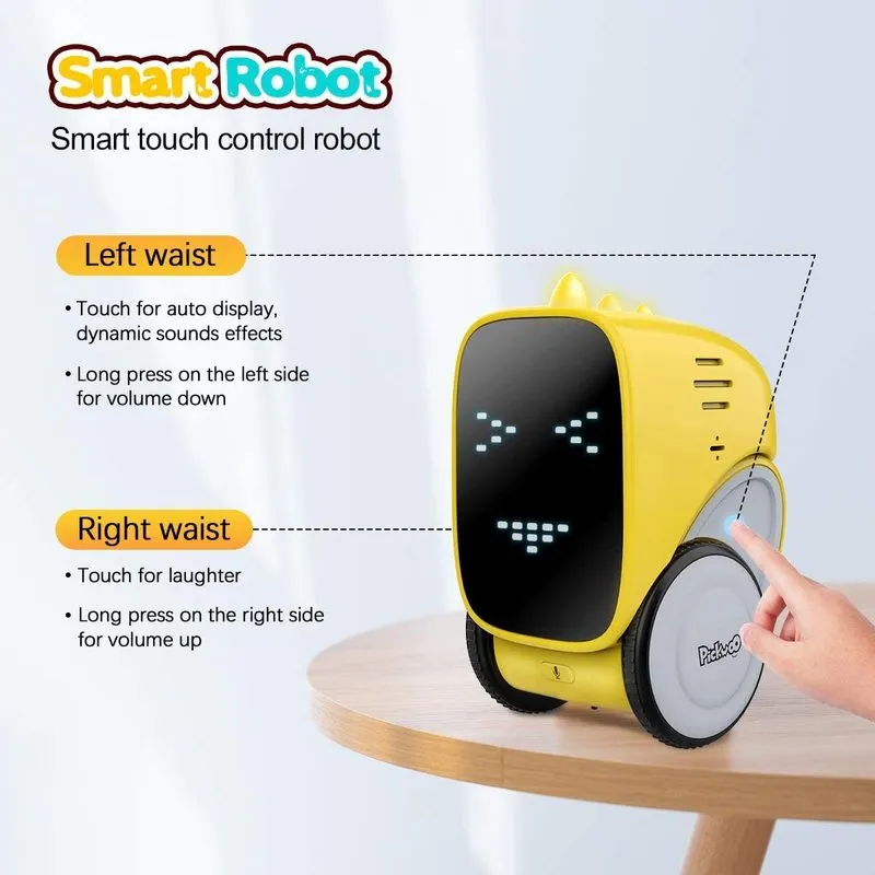 Pickwoo Voice Gest Control Smart Robot Artificial Intelligent Interactive Education Touch Induktion Singing Dancing 2204278074538