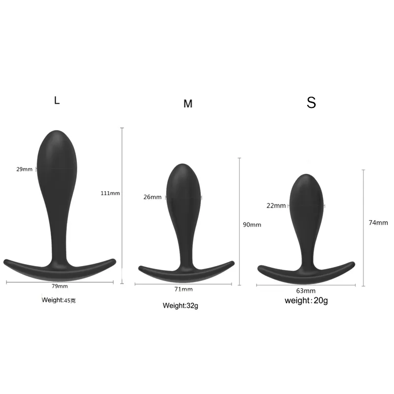 Silikon liten anal plugg rumpa röv analplug butplug dildo prosate massager vuxna spel sexiga leksaker för män kvinnor onanator