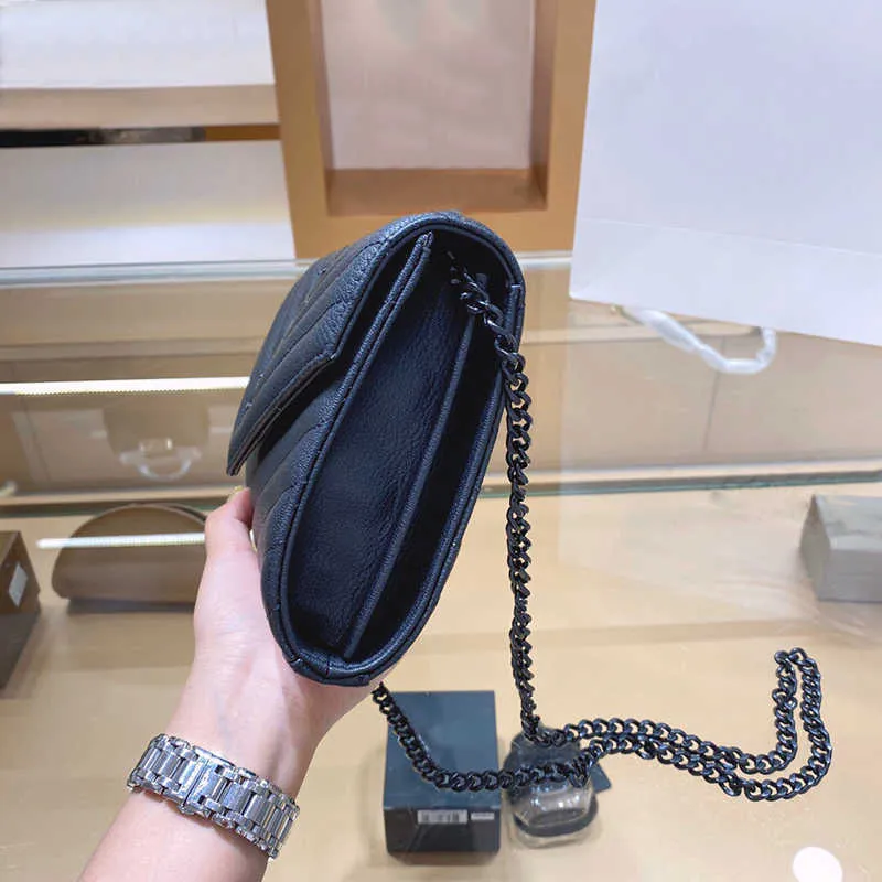 Genuine Leather Handbag Comes With Box WOC Chain Bag Women luxurys Fashion Designers Bags Female clutch Classic High Quality Girl Handbags