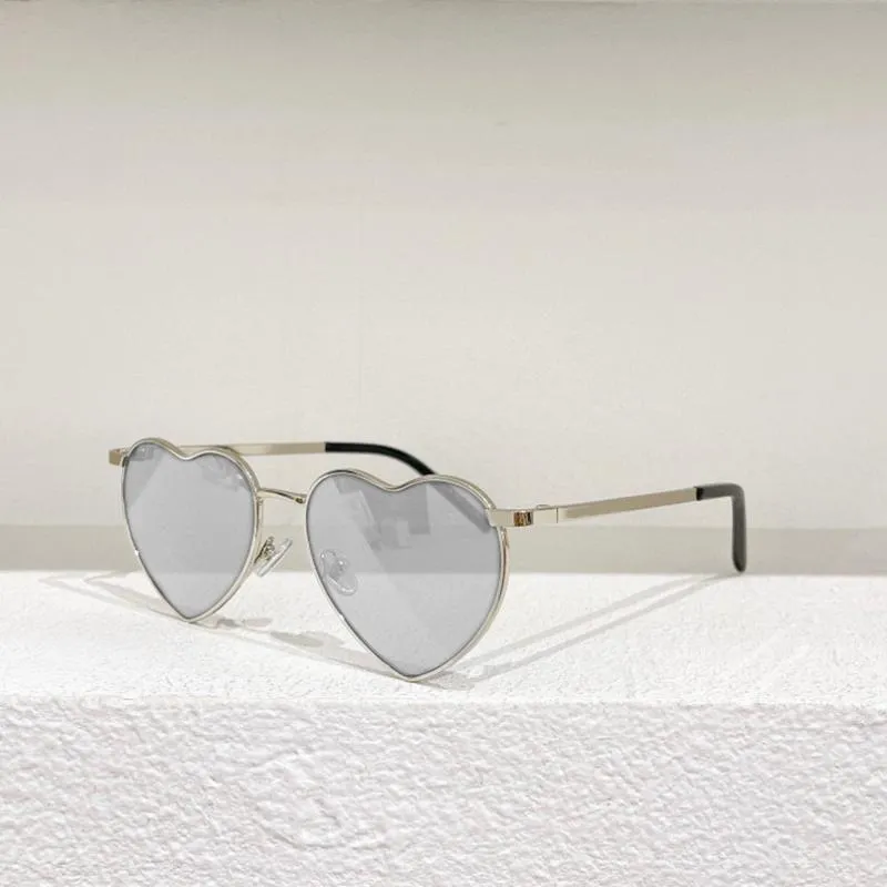 Okulary przeciwsłoneczne złota srebrna metalowa kształt serca rama wysokiej jakości damska krótkowzroczność okularów optycznych SL301 moda Men'271J