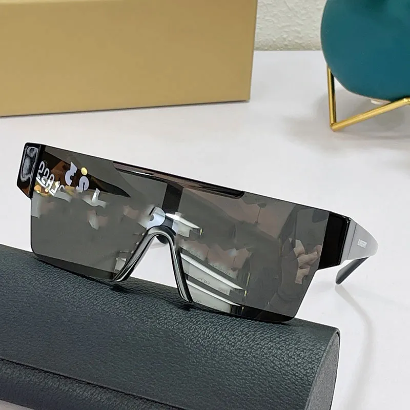 Mężczyźni Designerskie okulary przeciwsłoneczne moda w jednym lustrze okulary bez krawędzi klasyczne okulary przeciwsłoneczne unisex oryginalne pudełko 306M