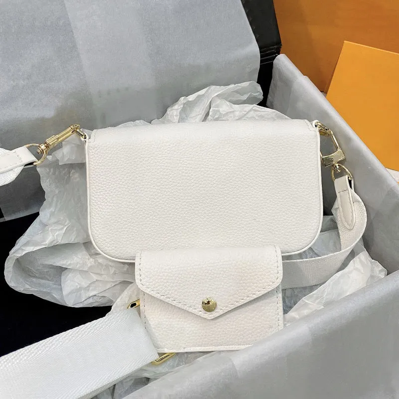 متعددة pochette سعة كبيرة حقيقية جلدية حقيقية عالية الجودة من مصممي الفخامة حقائب 2022 حقائب اليد يحمل 19 حقيبة يد رفرف Zhouzhoubao123 57S5