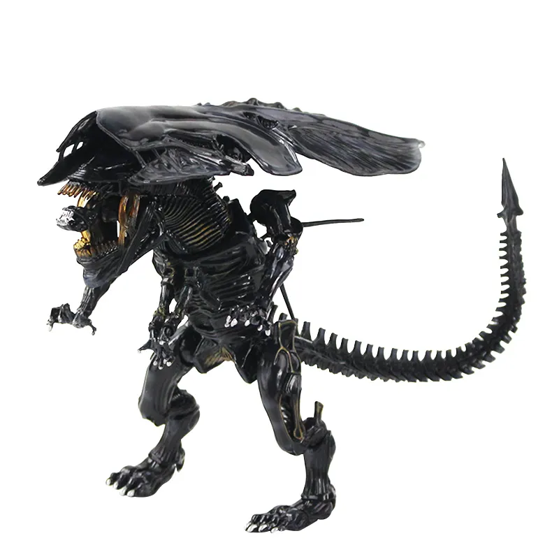 17cm Alien Queen Hybrid Metal Figuration 047 Aliens VS Predator PVC Modelo Figura Juguetes 220531