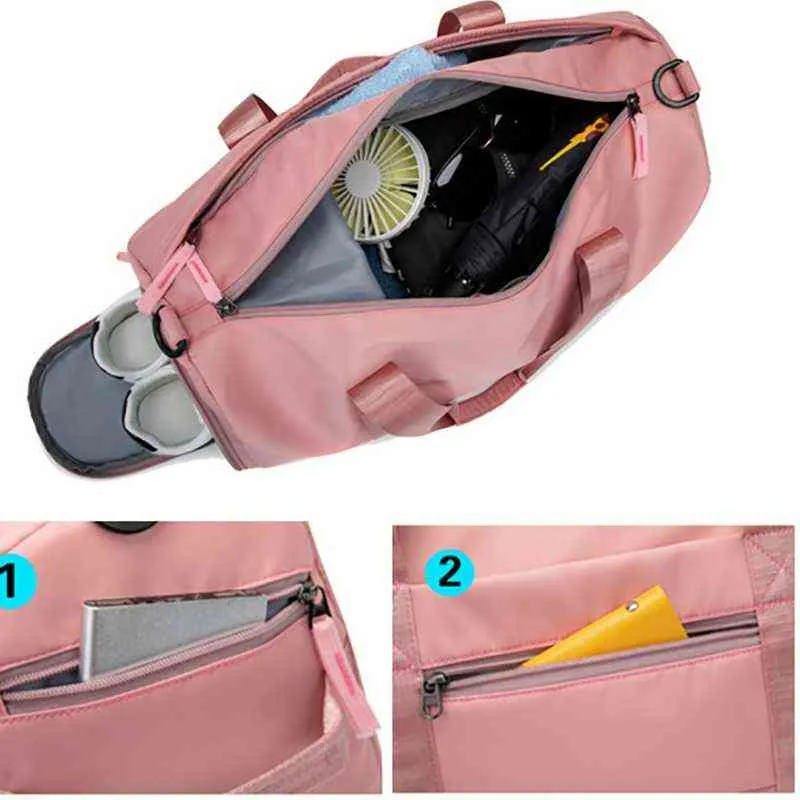 HBP Fitness Bag Female Dry Wet Separator Male Hand Routes Bag Y3 Ppclee Bucket Bag Sports Backpack Short Distance Luggage 220810