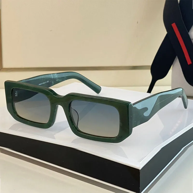 Óculos de sol masculinos símbolo óculos de sol spr06y quadrado preto quadro roxo lente feminina moda óculos de sol casual ao ar livre uv400 com case274c