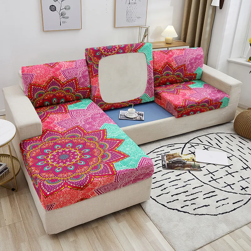 Elastyczna sofa poduszka do siedzenia mandala kanapa na kanapie slipcover fotela do salonu narożnik 220615