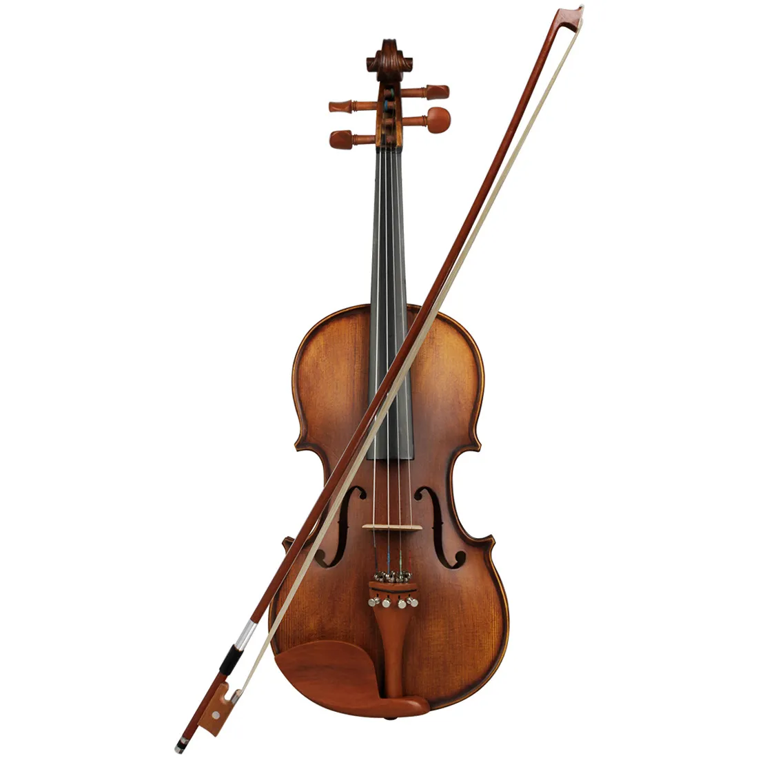 하이 엔드 바이올린 순수 수제 골동품 바이올린 4/4 전체 범위의 대추 나무 목재 전문 바이올린 4/4 연주 악기