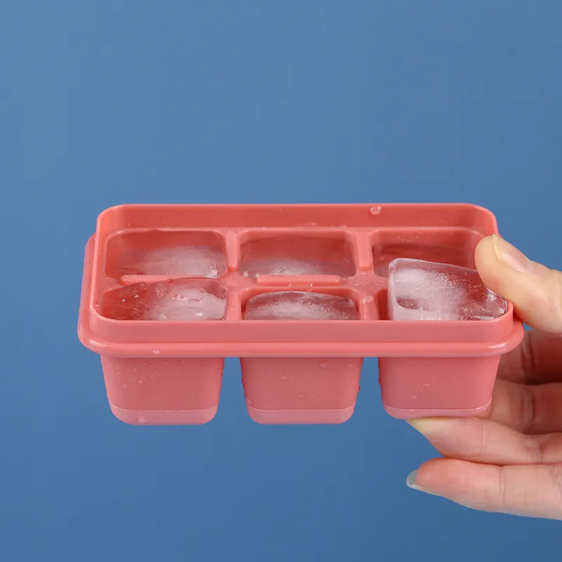Silicone Ice Cube Maker Trays with Lids Mini Cubes Small Square Mold Kitchen Tools Accessories 220509