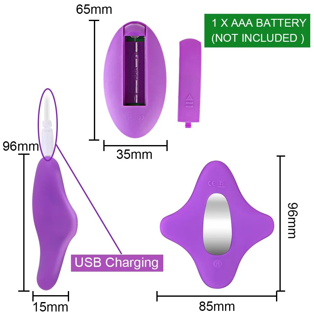 10 Speed ​​Clitoral Stimulator Invisible Vibrating Egg Portable Panty Vibrator Sexiga leksaker för kvinnliga par trådlös fjärrkontroll