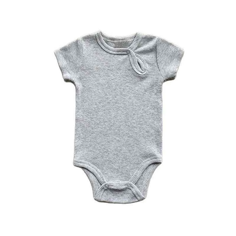 Новорожденные Rompers Summer Baby Boy Одежда весенняя хлопковая девочка Babysuit New Born Onesies G220517