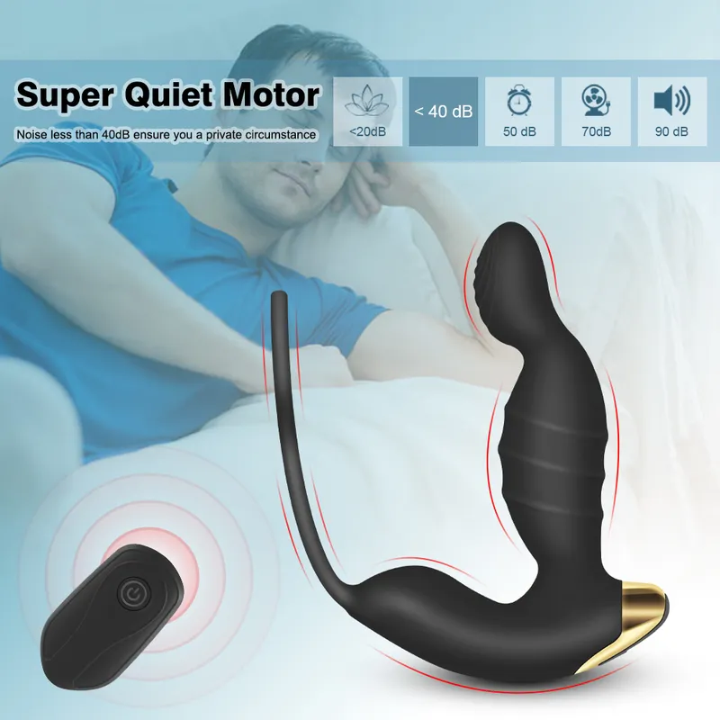 Anal seks oyuncakları erkekler için anal plug prostat masaj erkek penis yüzük masturbator seks makinesi erotik seks ürün yetişkin çift 220413
