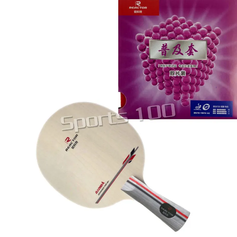 Masa Tenis Raket Reaktörü DJ200 Masa Tenis Bıçağı ile Corbor Masa Pingpong Kauçuk 220402