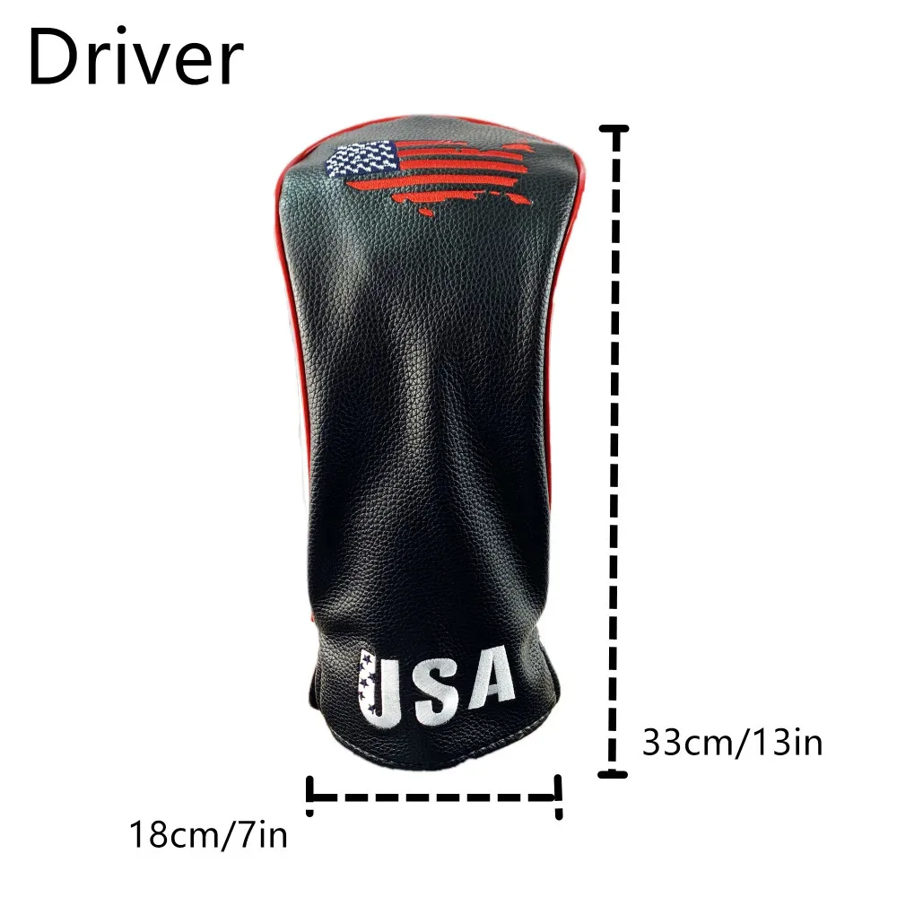 GOLF HEADCOVER High Quality PU Leather AS Designed Driver Wood 1# 3# 5# Driver Head Cover