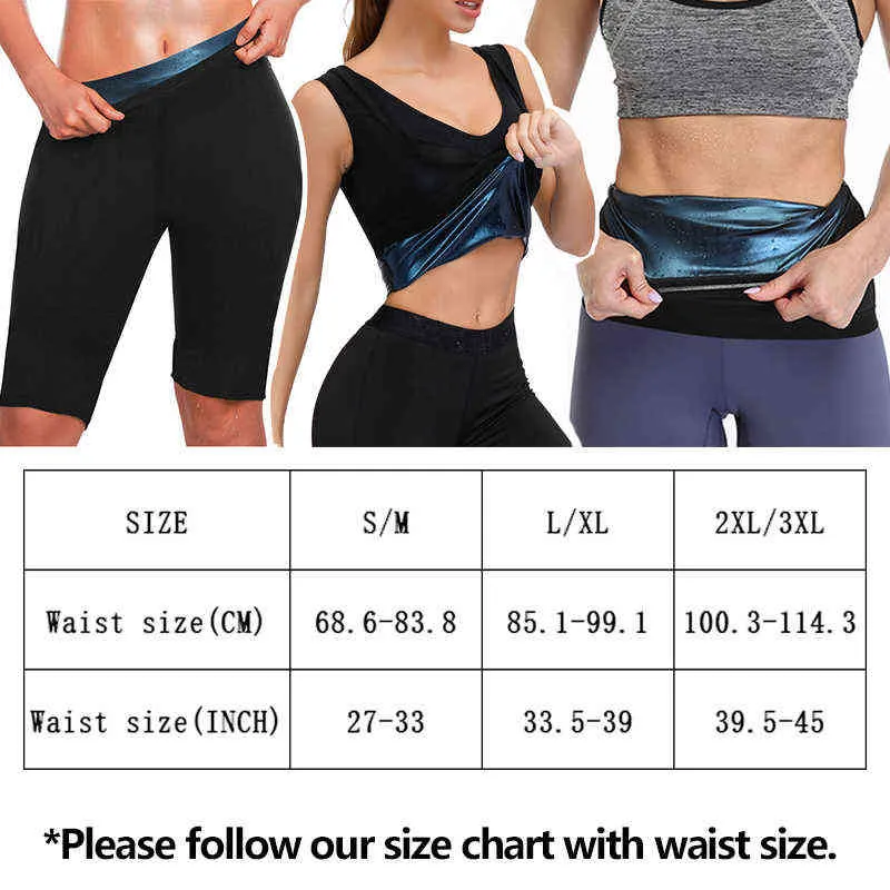 Body Shaper Set Sweat Sauna Weste Thermo Schlankheitshose Fitnessgürtel Bauchkontrolle Taillentrainer Shapewear Workout Band Tank Top L220802