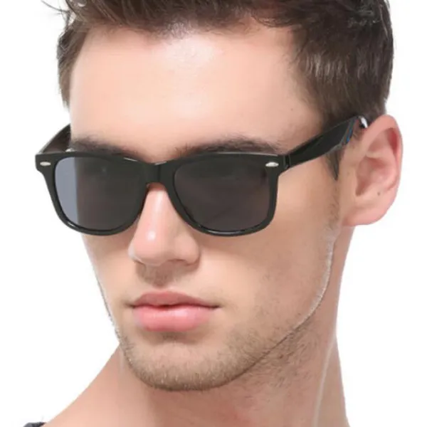 Gafas de sol cuadradas retro Hombres Mujeres Gafas de sol de conducción clásicas 52 Protección UV400 de alta calidad para exteriores Sombras espejadas con estuches256N