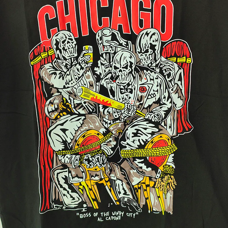 Koszykarz Warren Tshirt Chicago Print TEE MENS LOTA TEE Summer Women Tshirts luźne koszulki Męs
