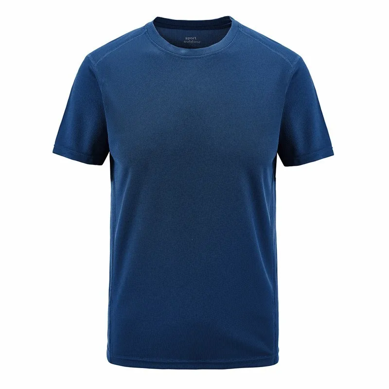Surdimensionné 7XL 8XL T-shirt à séchage rapide T-shirt de sport d'été pour hommes T-shirt à manches courtes à col rond pour hommes T-shirt de sport de jogging Marque Top CX220421