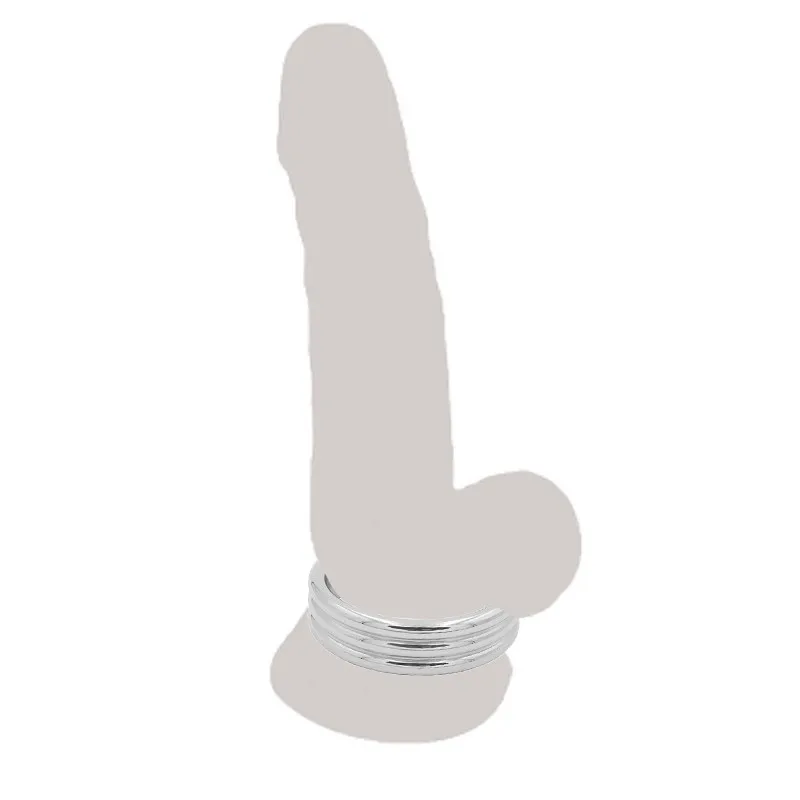 Stainless Steel Penis Cock Ring Lock Bondage Metal Erection Male cock ring Delay Ejaculation ball stretcher sexy Toy For Man