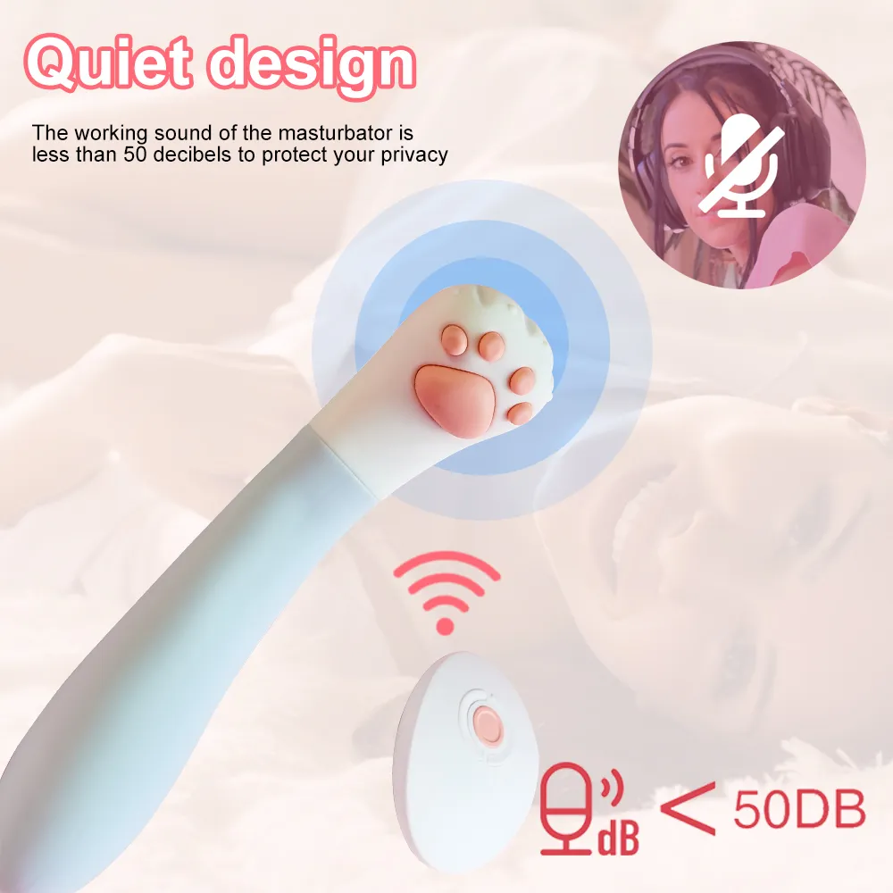 Cat Claw Wireless Remote Control Vibrator for Women Wearable Dildo GSpot Bendable Stimulator Double Vibrators sexy Toy For Aldult