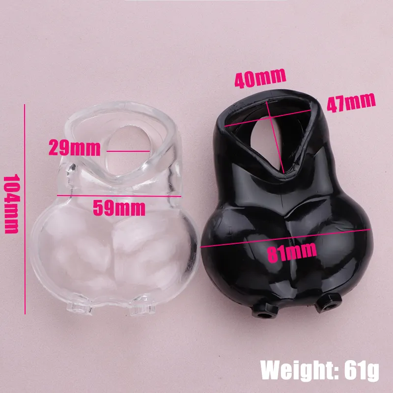 Silicone Scrotum manchon civière Bondage pénis anneau retard éjaculation coq temps jouets sexy pour Men5116455