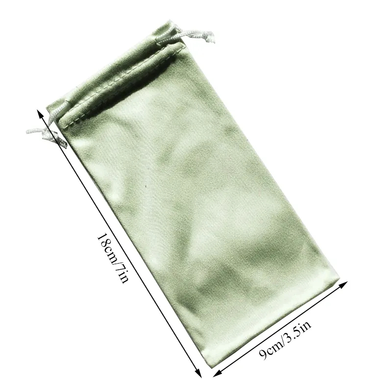 Customize ￳culos de sol Bolsa de gola de cord￣o da bolsa Caso de ￳culos de pano de ￳culos de pano de pano de ￳culos de bolso podem ser personalizados 220812