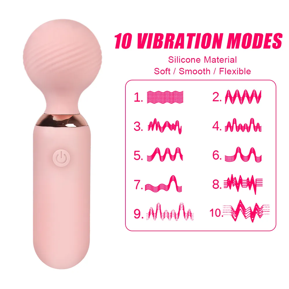 Stimolatore clitoride vaginale anale 10 velocità le donne masturbazione automatica vibratore 2 in 1 dildo adulto avvolta magica massaggiatore
