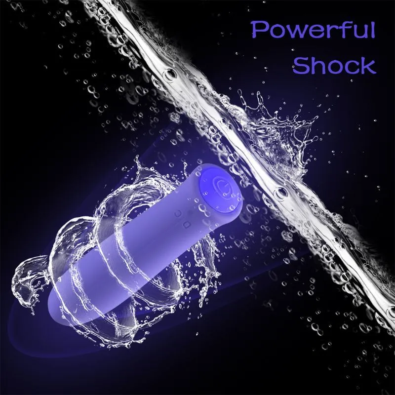 Bullet wibrator stymulator łechtaczki Kobiety silikonowe ładowanie 7 prędkości wodoodpornych punktów G dla par