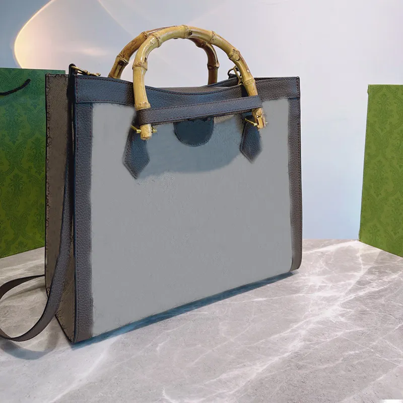 Designer BagsTop Sac en cuir véritable Diana Sac fourre-tout pour femme Sacs de luxe Mode sac à main en bambou Sacs à bandoulière