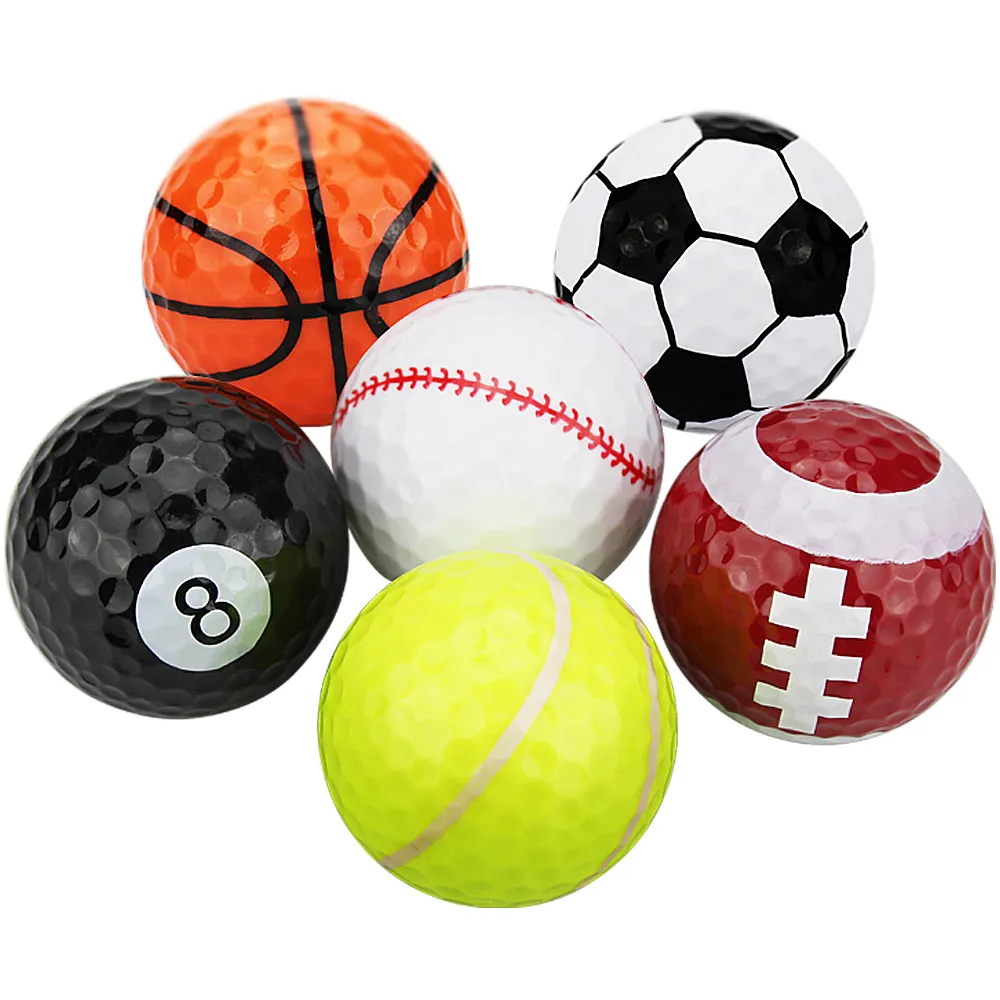 / bag Golf Balls Novelty Sports Practice balls Two layers gift