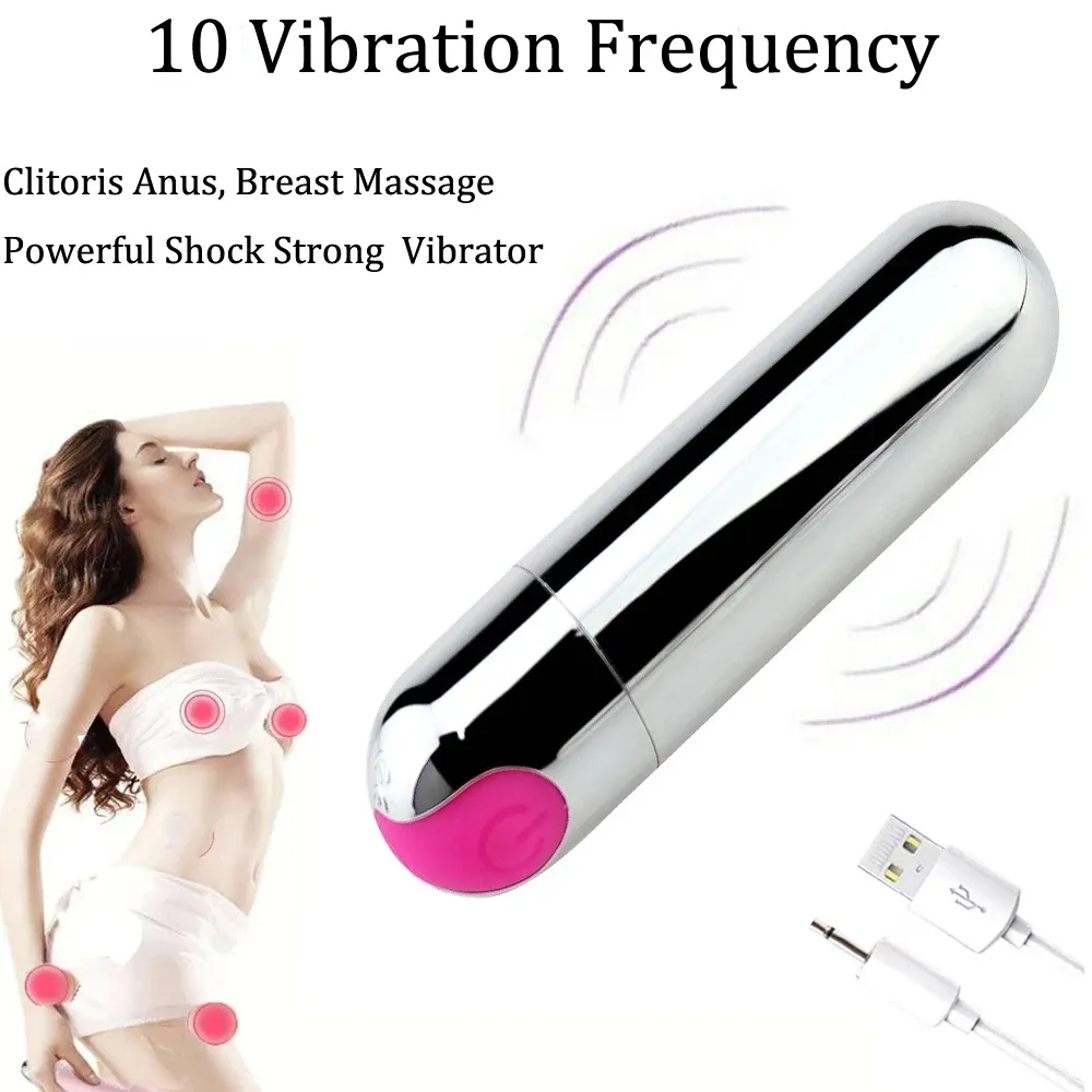 Vibromasseur à balles point G pour femmes, Charge USB, petits jouets sexy, balles puissantes, stimulateur clitoridien, Mini masseur Portable