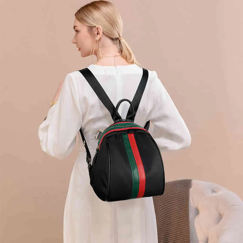 Borsa da viaggio semplice in tela nuova Oxford Light Mini Backpack da donna211x