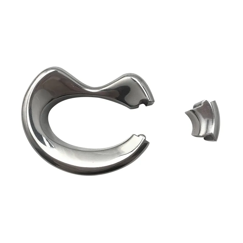 Stainless Steel Penis Lock Cock Ring Male Metal Ball Stretcher Scrotum Delay Ejaculation BDSM sexy Toys for Men Adults Couples 18