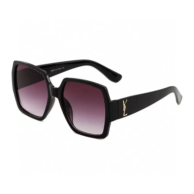 Luxury DeSinger Square Sunglasses pour les femmes Lunettes de soleil polarisées à cadre complet Accessoires de mode High Quality 223V