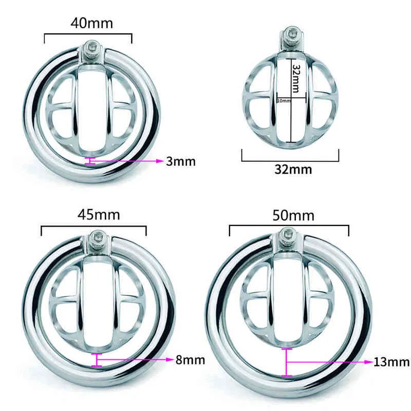 NXY Dispositif De Chasteté Frrk 140 Nouveau Mâle Serrure En Métal Cb Court Pénis Cage Jj Adulte Jouet Amusant 0416