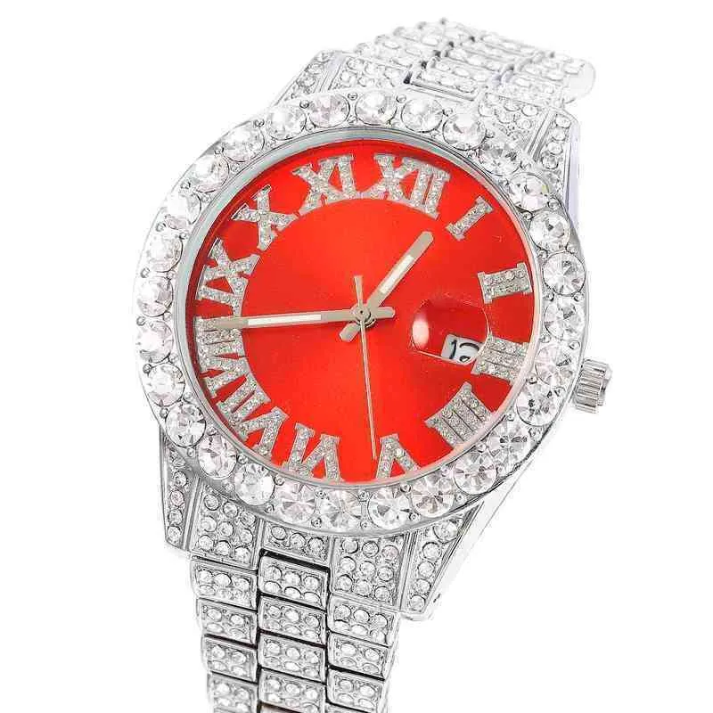 ICED Out Luxury Rashintone Ladi Casual Women Men Diamond Fashion Watch Relogio Femininojg9z