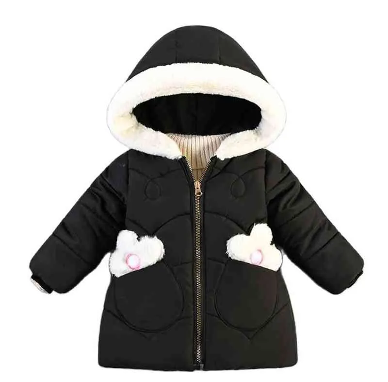 LZH Kinderjas herfst winterkleding voor meisjes down jas voor kinderkleding lange mouwen sleur voor kinderen 2-4 jaar J220718