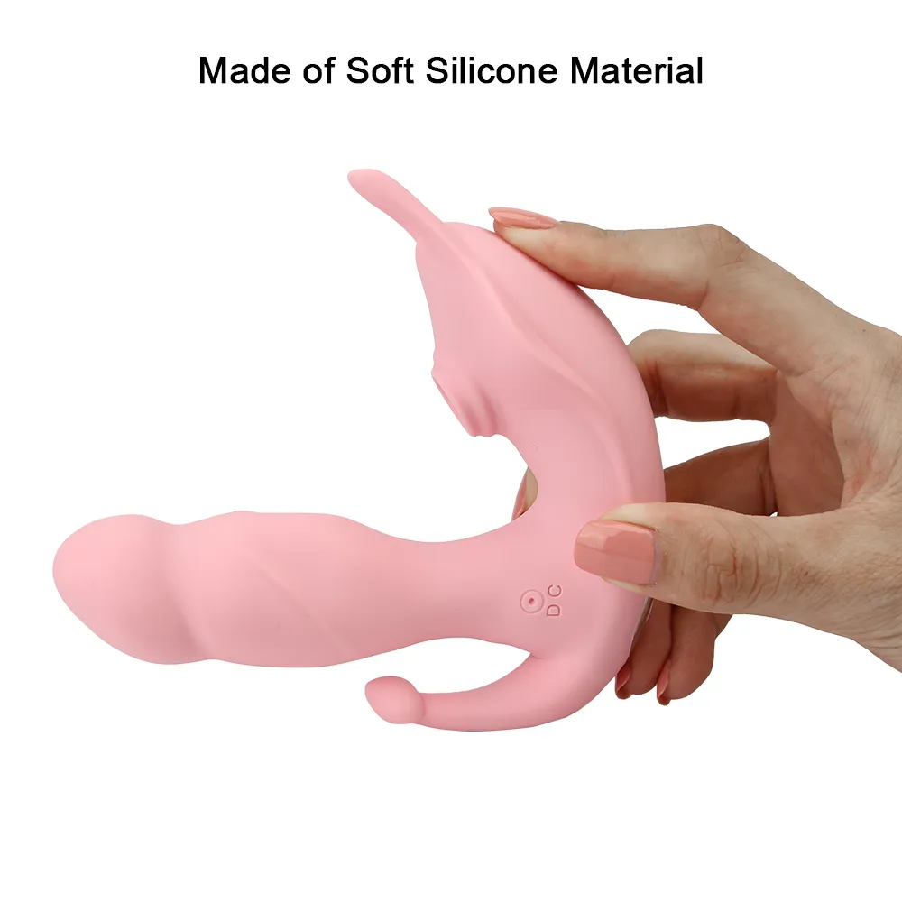 Wearable Dildo Vibrator Panty G Spot Massager Clitoris Stimulator sexy Toys pour femmes Produits pour adultes