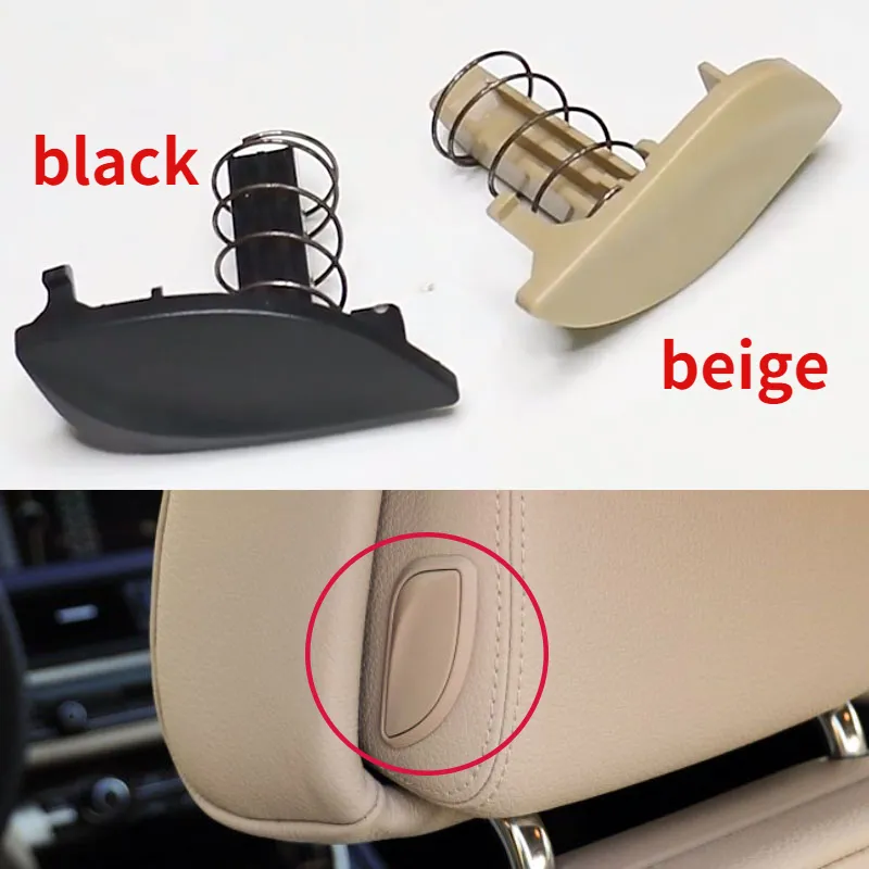 Кнопка регулировки подголовника сиденья с пружиной для BMW X5 E70 X6 E71 5/7 серии F18 F07 F02 F01 525/528/530/535/730/740