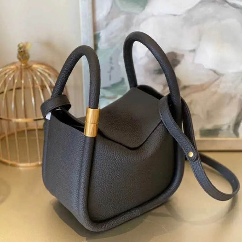 2022NEW THAI NICHE Brand Boyy Vintage Fashion Trend Wonton Sac Litchi Grain en cuir souple Single d'épaule pour femmes Square Handb2394