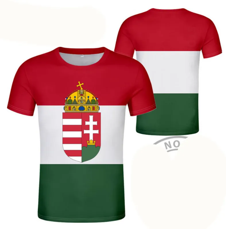 Macaristan T Shirt DIY Özel Yapım İsim Numarası Hun T Shirt Nation Flag Hu Macar Ülke Kolej Baskı P O S Giyim 2206143755046