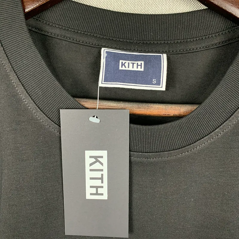 Kith Box T-shirt Casual Men Kobiety 1: 1 Wysokiej jakości Kith T Shirt Floral Print Summer Daily Men Tops 220323