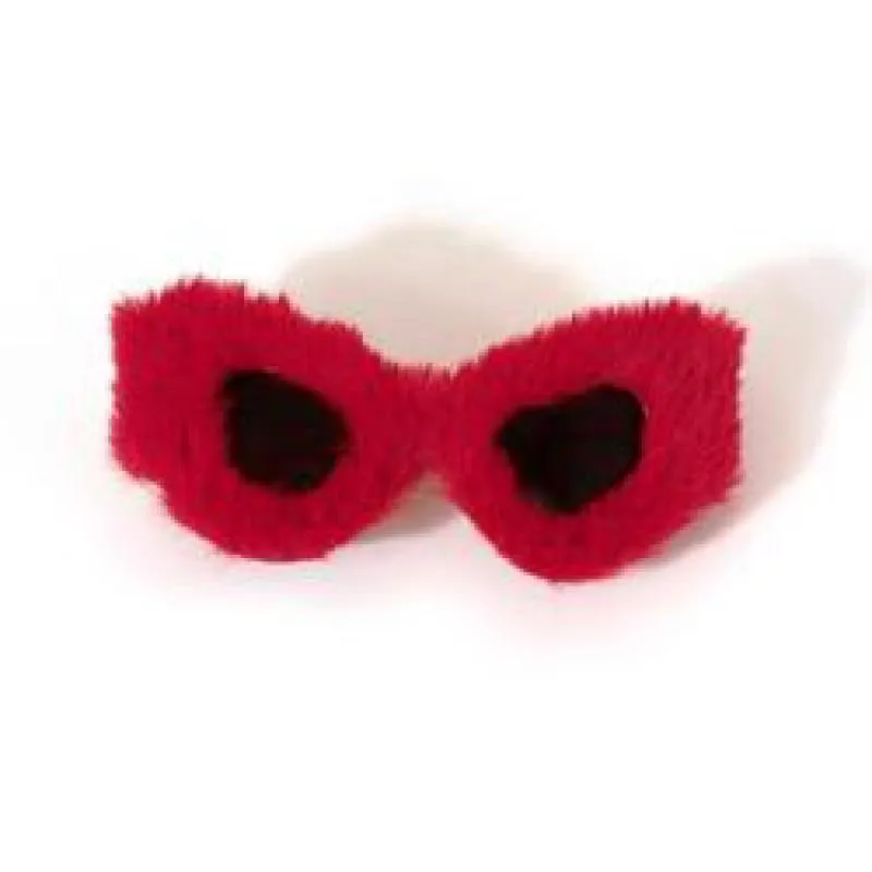 サングラス冬のぬいぐるみ赤のパーティーメガネ編み帽子太陽christmassunglasses247g