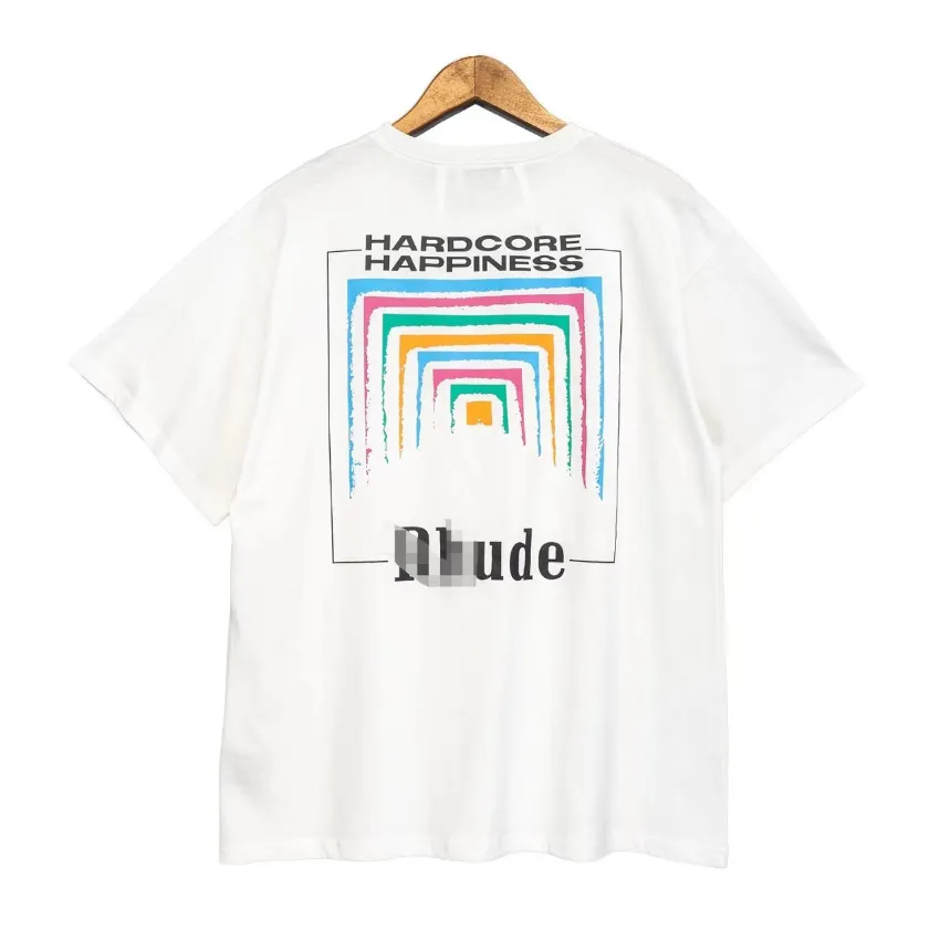 T-shirt à manches courtes pour hommes, ample et décontracté, avec impression de Tunnel de couleur abstraite, phalange, été 2022