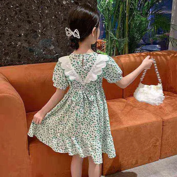 2022 Fashion Girls Dress Summer Cute Casual Kids Princess Dresses Costumes Children Party Clothes Vestidos Teen 4 6 8 10 12 år G220518