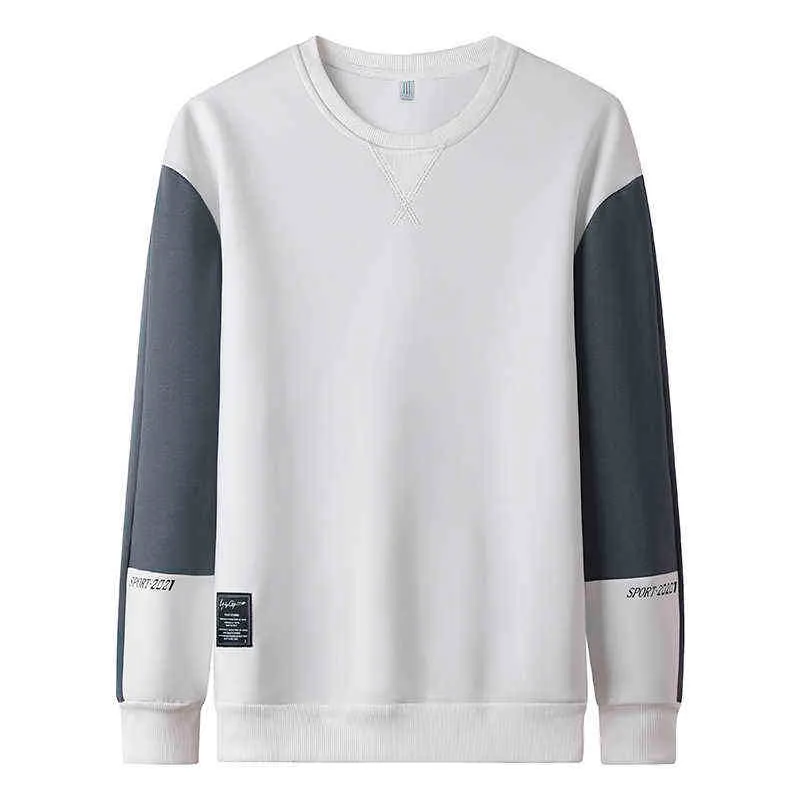 Men Sweaters 2022 New Autumn Winter Sweatshirts Men Casual Japanese Streetwear Hip-Hop Fashion Sweater Sleeve Stiksels Hoodie L220801